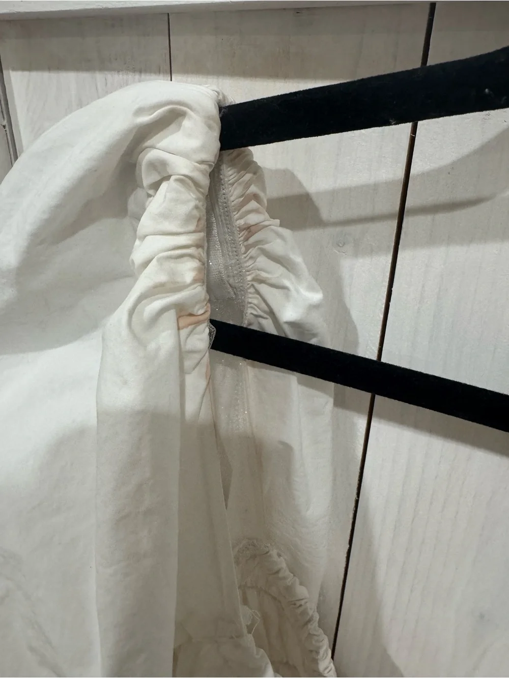 Astr White Smocked Square-Neck Peplum Blouse - Picture 4 of 7